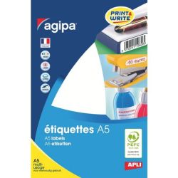 Etiquettes Multifonctions  70 x 37mm - A5 - AGIPA :100313 - Z