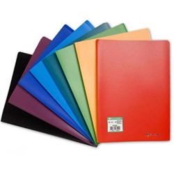 Protege Document PVC - Format A4 - 160 vues - ROUGE - Z