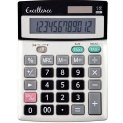 Calculatrice Bureau 12 chif. EXCELLENCE - 10 x 13 cm //