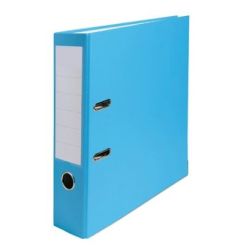 Classeur levier A4 PVC/Papier 80mm BLEU CLAIR //