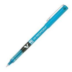 Roller PILOT V5 HI-TECPOINT - Pointe 0.5mm - TURQUOISE //