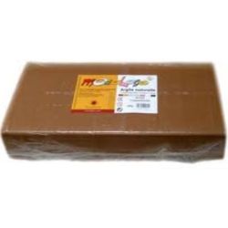 Argile naturelle pour modelage - Pain de 10 kg  ROUGE  **