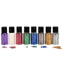 Paillettes en pot salière - 20gr - Lot de 8 salières