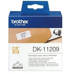 Etiquettes BROTHER DK11209 - 29 x 62mm (bte 800 étiq.) //