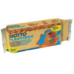 Plastiroc GIOTTO Durcit à l air - 1Kg - ROUGE  **