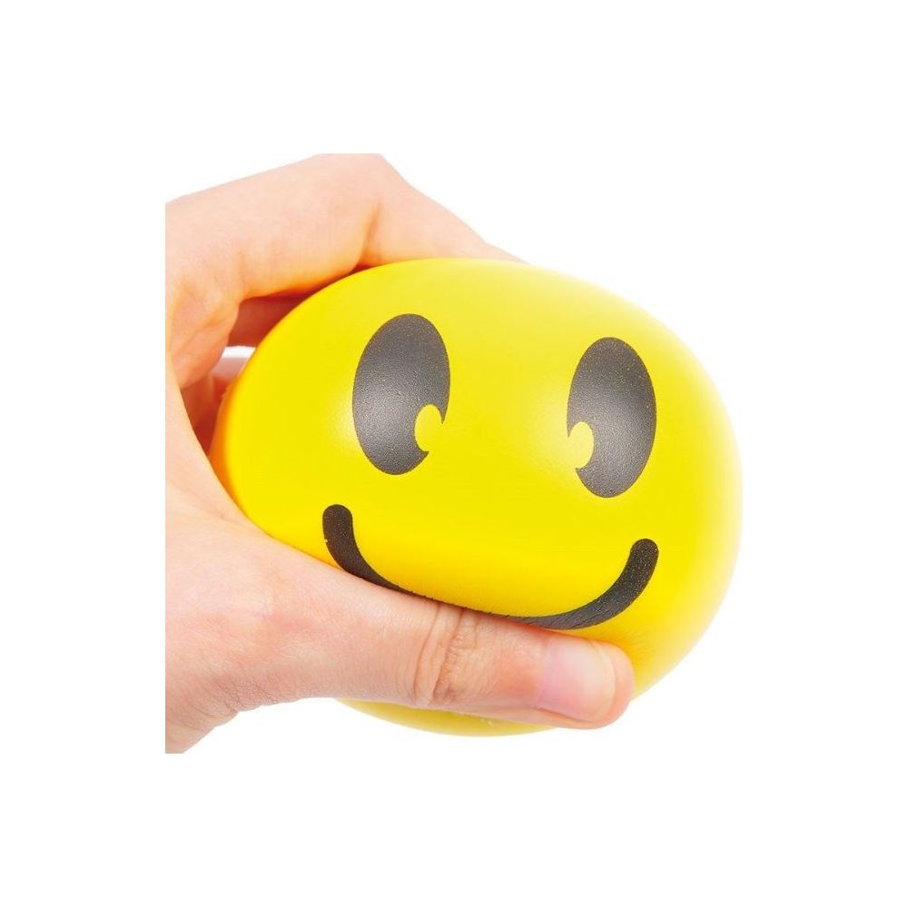 Balle anti-stress SMILEY - Pour s autoréguler - Silencieuse - D 8cm