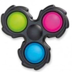 Fidget Spinner Pop 2 en 1 - D: 8cm - Dès 3 ans - Z