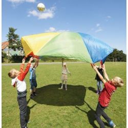 Jeu du parachute en Toile - 8 poignées - Diamètre 350cm - Dès 3 ans