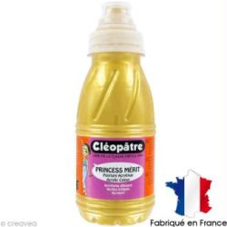 Peinture acryl. brill. 250 ml CLEOPATRE  Mérit Nacrée OR - Z