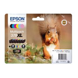 Cart EPSON - 378XL - Ecureuil - Noir + couleurs //