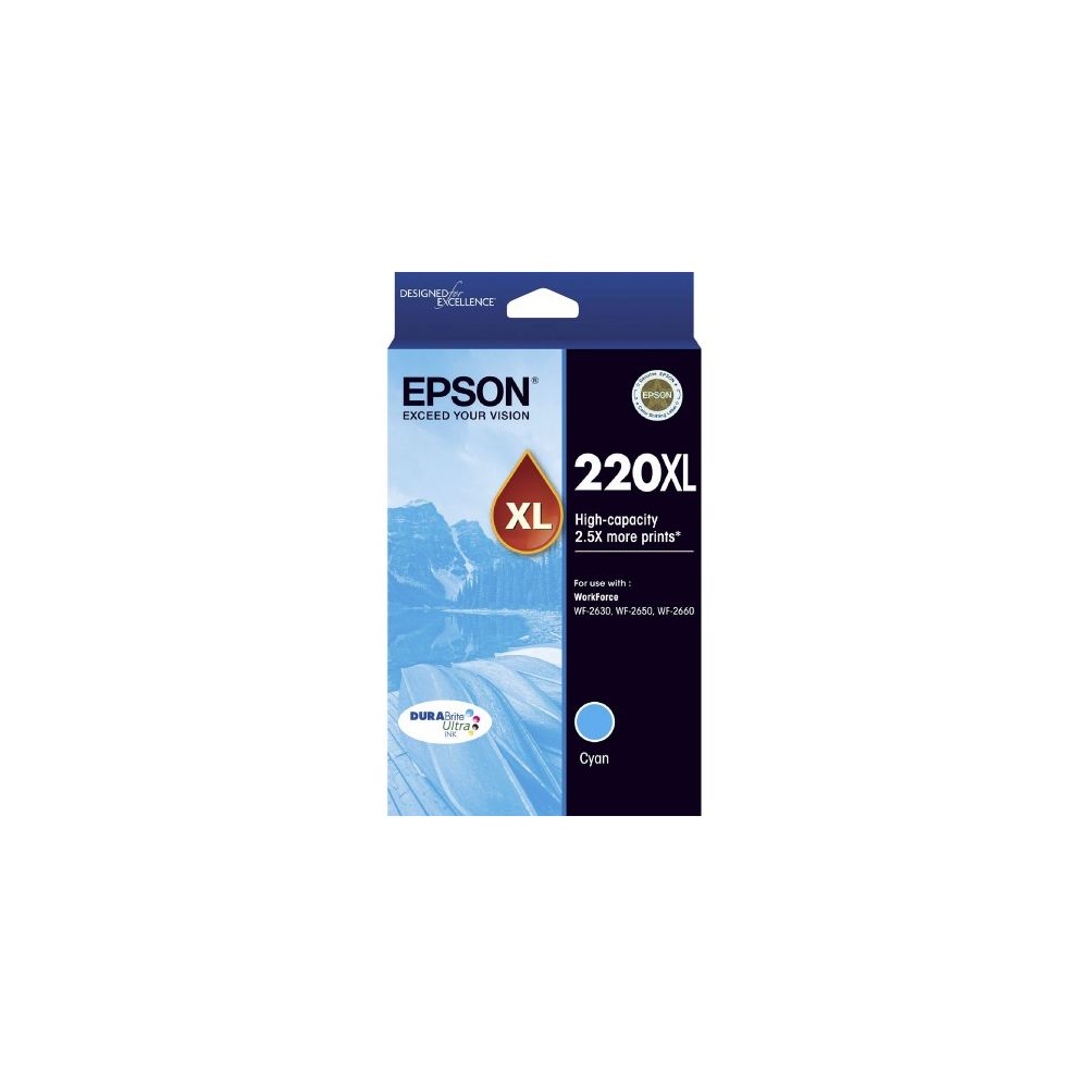 Cart EPSON - E220XL - Cyan - 420-WF2630/2650/2660/2750/2760 //