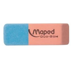 Gomme Duo MAPED Duo-Gom (Bleu & Rouge) - Z