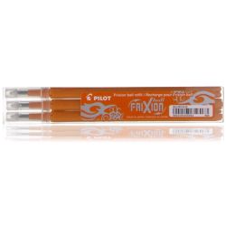 Recharge Roller PILOT Frixion Ball 0,7mm - (par 3) - ORANGE - Z