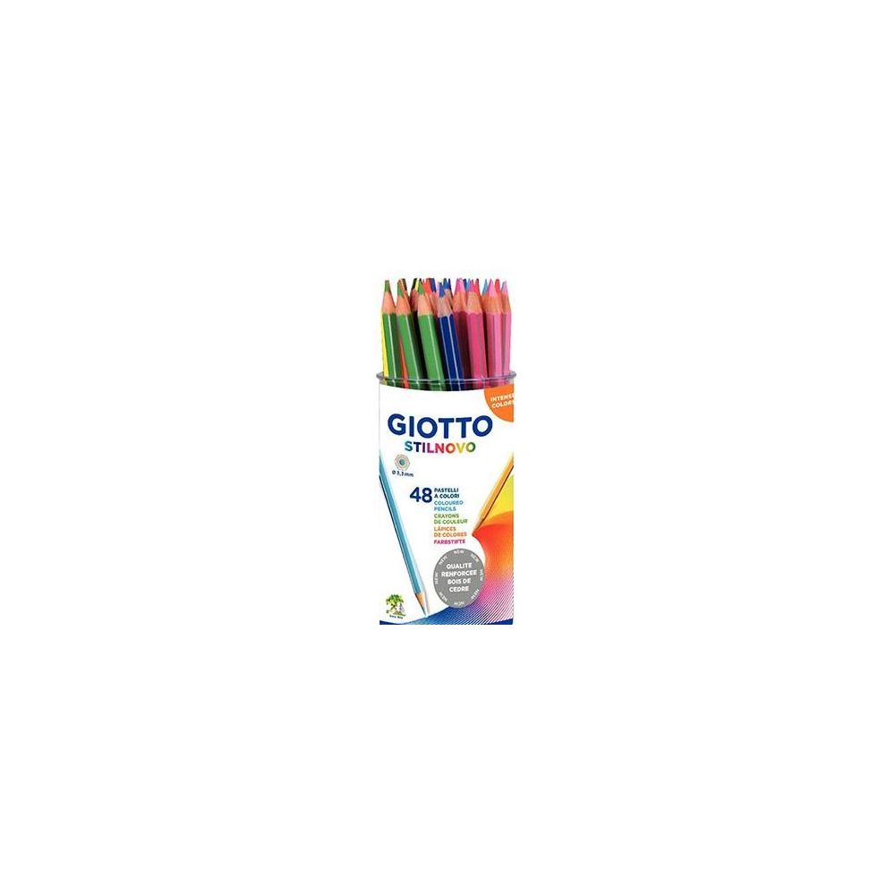 Crayon Couleur GIOTTO Stil Novo - Hexagonal - Pot de 48 crayons - Z