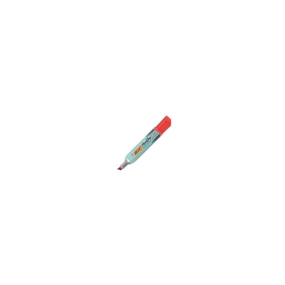 Marqueur perm. BIC ONYX 1481 - Biseauté 3 à 5.5mm - ROUGE - Z