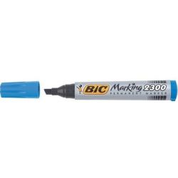 Marqueur perm. BIC MARKING 2300 Recyclé - Biseauté 3 à 5mm - BLEU //