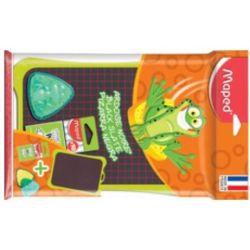 Ardoise noire Kit MAPED 20x28cm +Crayon bl. +Eponge+Taille Cr. - Z