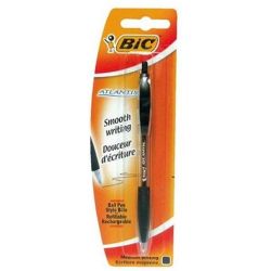 Stylo Bille BIC ATLANTIS Rétractable 1mm - NOIR  (Blister) - Z