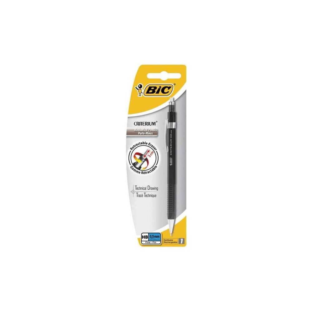 Porte mines rechargeable BIC CRITERIUM - 0.5mm HB (Blister) - Z