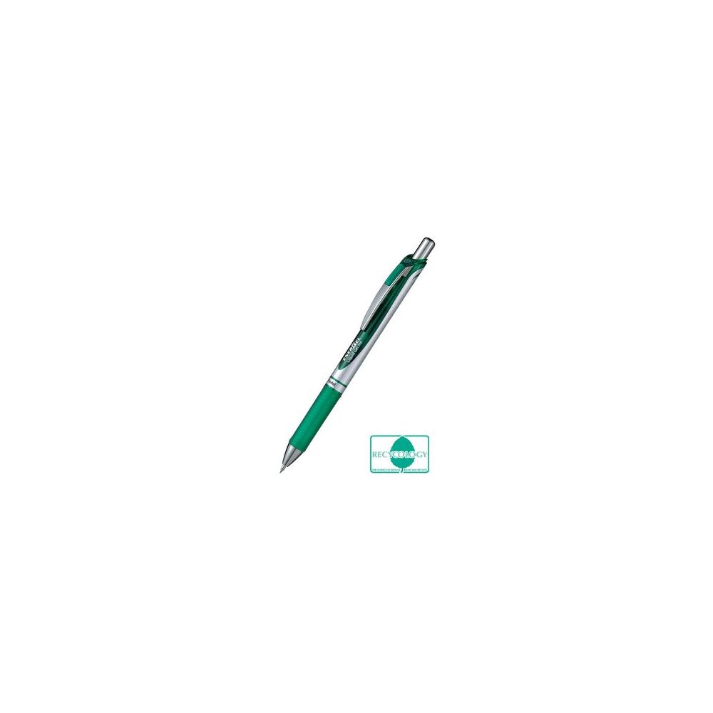 Roller Gel PENTEL Energel BL77 - Rétractable - 0.7mm - VERT //