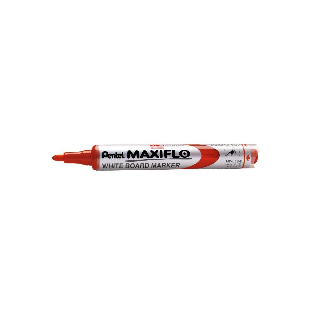 Marqueur effaç. PENTEL MAXIFLO MWL5S-F - Ogive 1.2mm - ORANGE  **