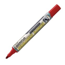 Marqueur perm. PENTEL MAXIFLO NLF50 - Ogive  4.5mm - ROUGE - Z