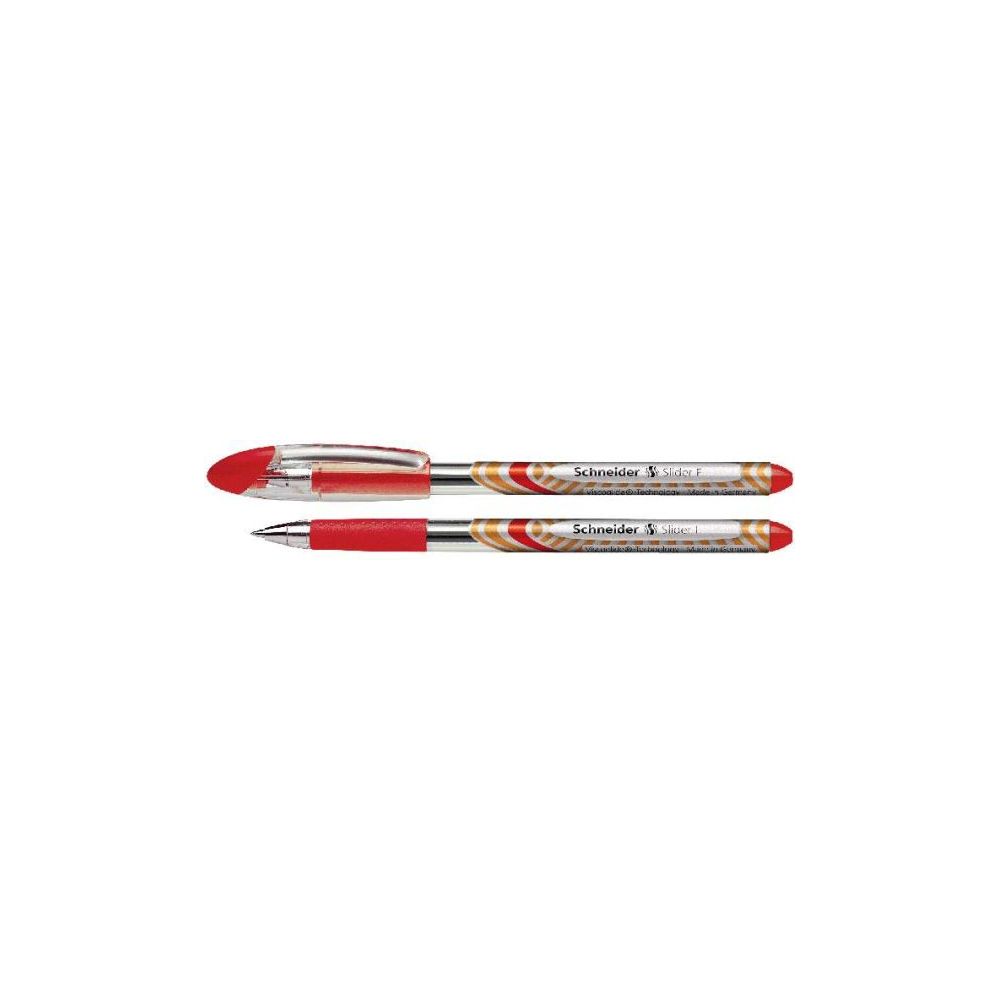 Stylo Gel SCHNEIDER Slider Basic F - 0.7mm - ROUGE - Z