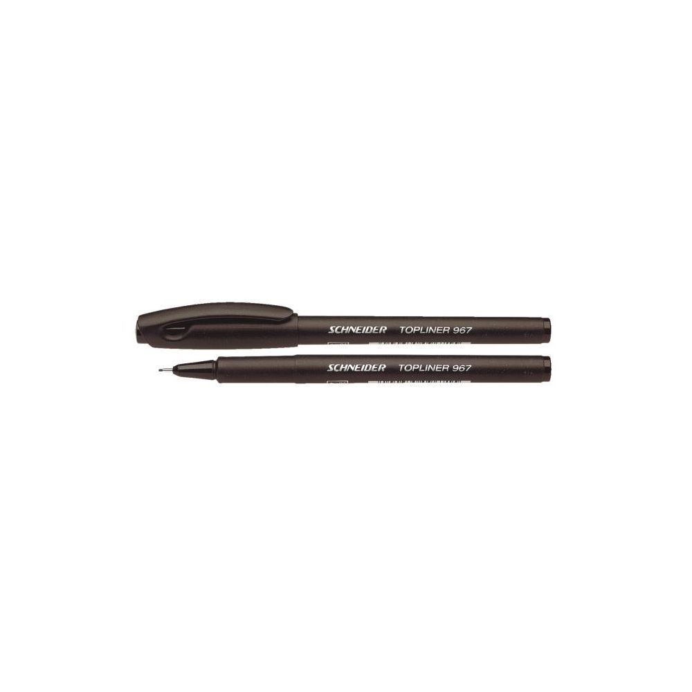 Feutre SCHNEIDER Topliner 967 - Pointe 0.4 mm - NOIR - Z