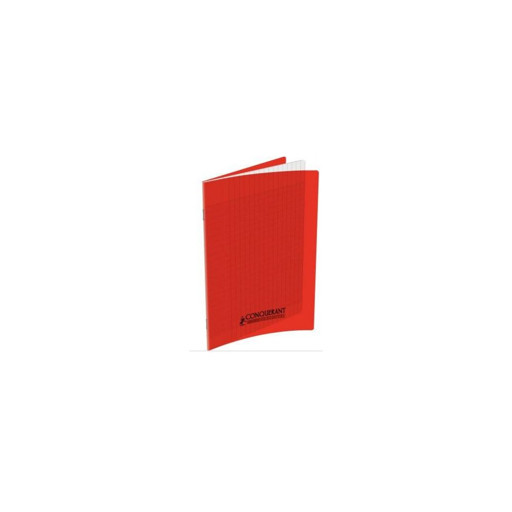 Cahier A4 Séyès 140 p Piqûre 90g Polypro ROUGE **