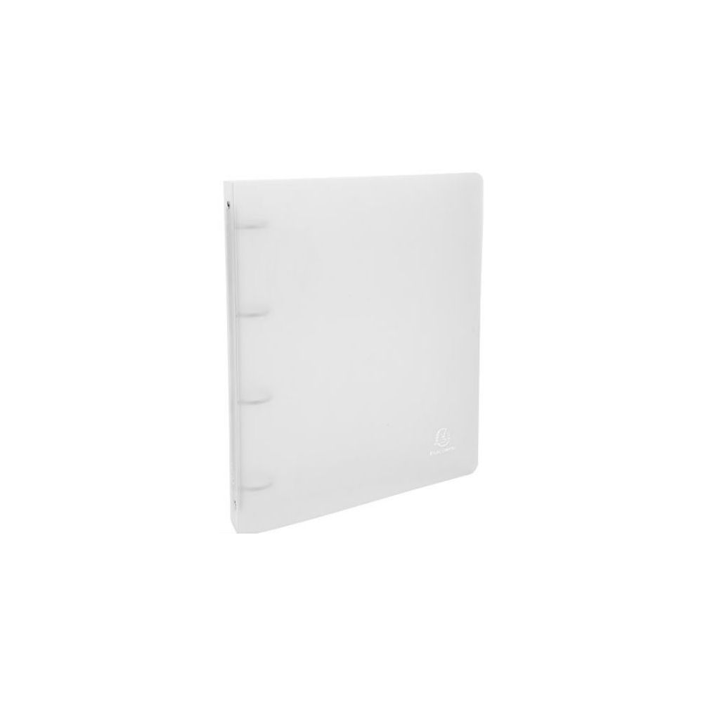 Classeur 4 anneaux A4 - PVC Fin 25x32cm 30mm INCOLORE TRANSLUCIDE  //