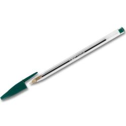 Stylo Bille BIC CRISTAL - Pointe 1mm - VERT //