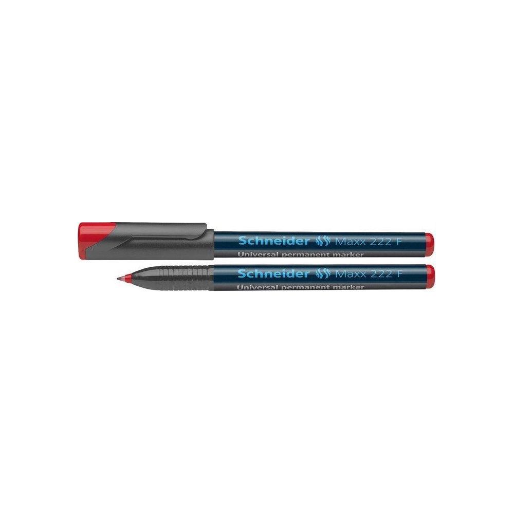 Marqueur perm. SCHNEIDER Maxx 222F - Pte 0.7mm - ROUGE - 112202 - Z