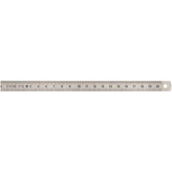 Reglet flexible Inox - 20cm - Gradué sur les 2 faces - Z