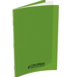 Cahier A4 Séyès 96 p Piqûre 90g Polypro VERT **