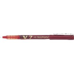 Roller PILOT V7 HI-TECPOINT - Pointe 0.7mm - ROUGE //