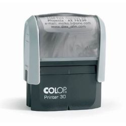 Timbre Monture COLOP Printer 30 (18 x 47mm) - 5 Lignes //