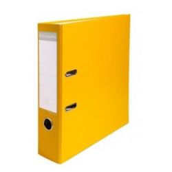 Classeur levier A4 PVC/Papier 80mm JAUNE - EXACOMPTA  //