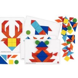 Set de 160 Formes géométriques + 8 Cartes d'activités