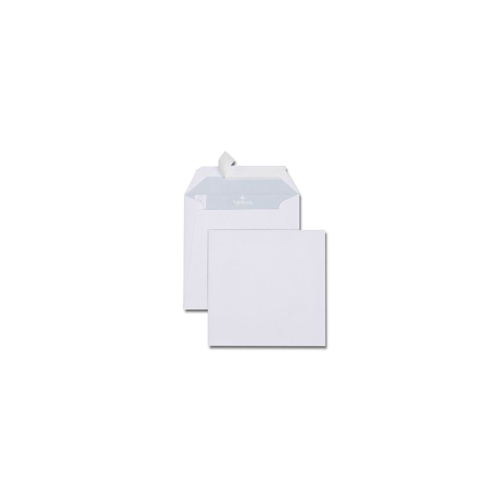 Enveloppe 165x165mm - 120g - Blanche carrées - GPV N°5678 (x500) - Z