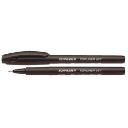 Feutre SCHNEIDER Topliner 967 - Pointe 0.4 mm - NOIR - Z