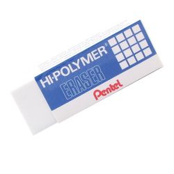 Gomme blanche PENTEL Hi-Polymer - Réf: ZEH10 - Z