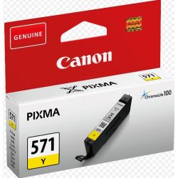 Cart CANON CLI571XL Y Jaune - Pixma TS5053/5055/6061/6062/8051 //