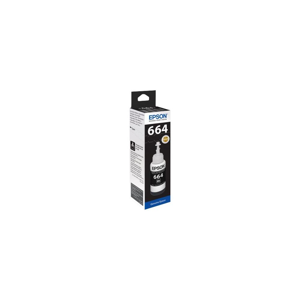 Bouteille EPSON - T6641 - Noir 70ml - EcoTank L386/L3060/L120  //