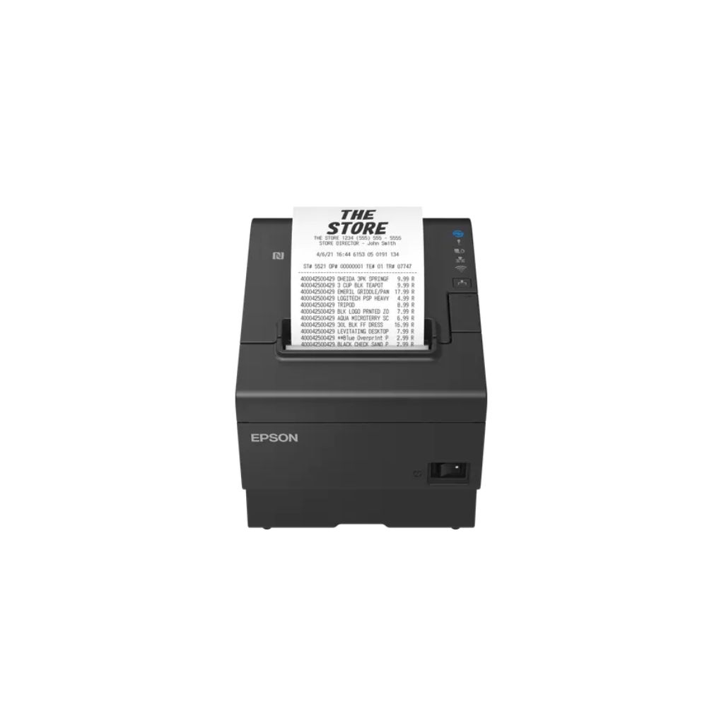 Imprimante EPSON PDV TM-T88VII noire Série + USB + Ethernet + PS-190