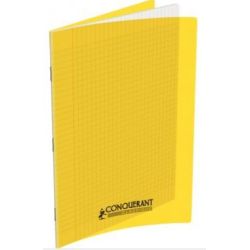 Cahier A4 Séyès 48 p Piqûre 90g Polypro JAUNE **