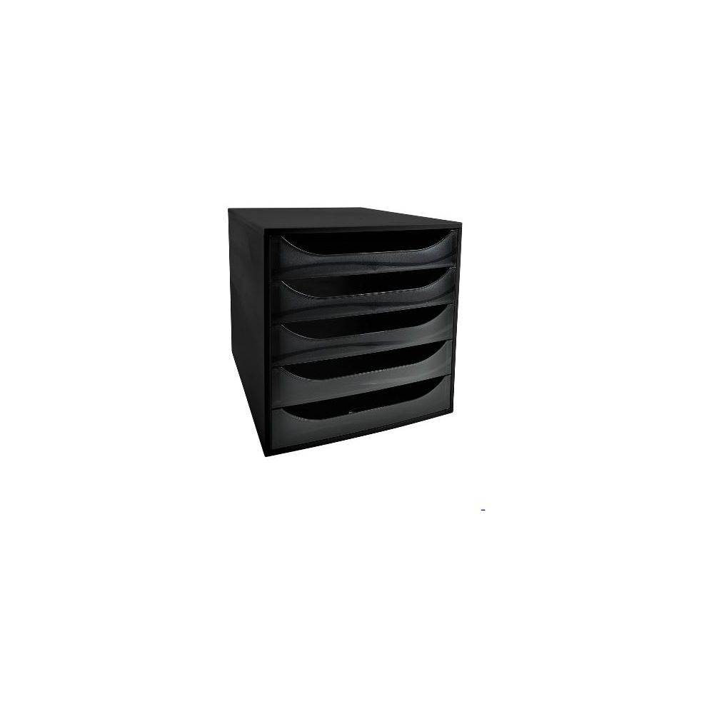 Module classement 5 tiroirs A4+- EXACOMPTA ECOBlack - NOIR //