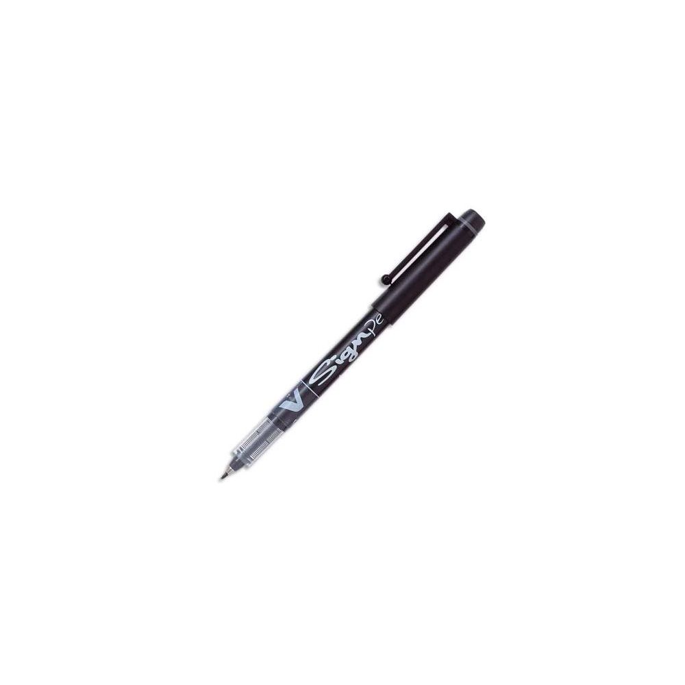 Feutre PILOT V-SIGN PEN - Trait 0.6mm - NOIR  //