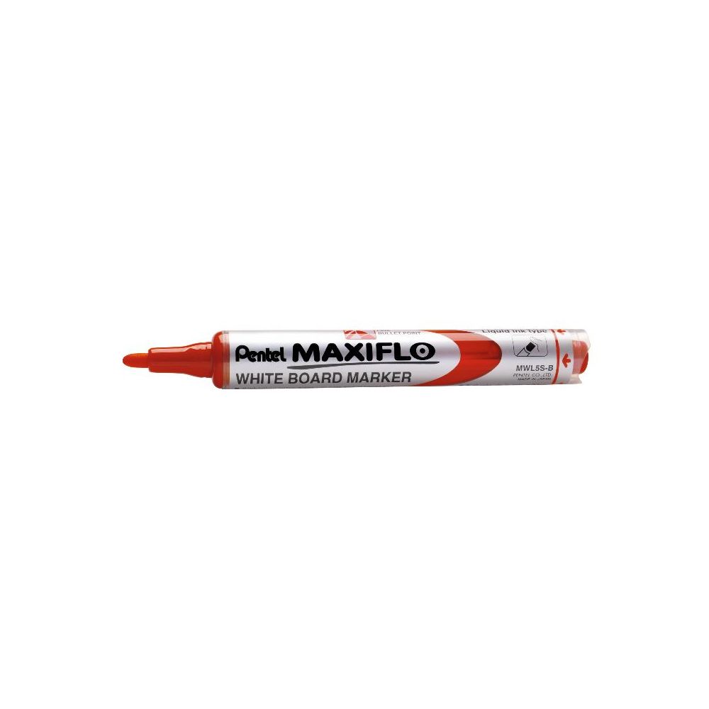 Marqueur effaç. PENTEL MAXIFLO MWL5S-B - Ogive 1.2mm - ROUGE //