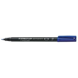 Marqueur perm. STAEDTLER OHP Lumocolor- 0.6mm - BLEU - 318-3 //