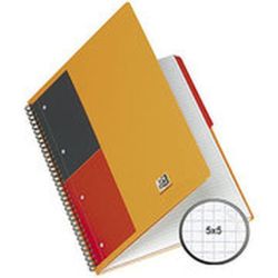 Notebook spirales OXFORD - A4 - 5x5 - 4trous - 80g - 160 pages //